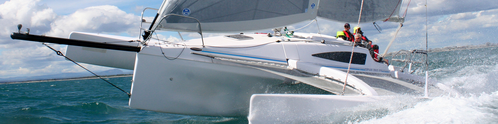 corsair Cruze 970 trimaran sailboat